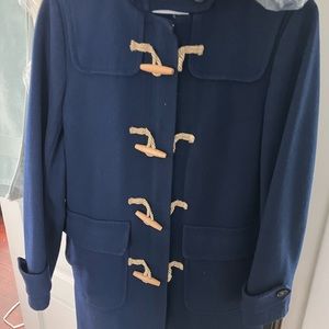 💙 Lands End toggle coat 🧥 navy blue 💙
